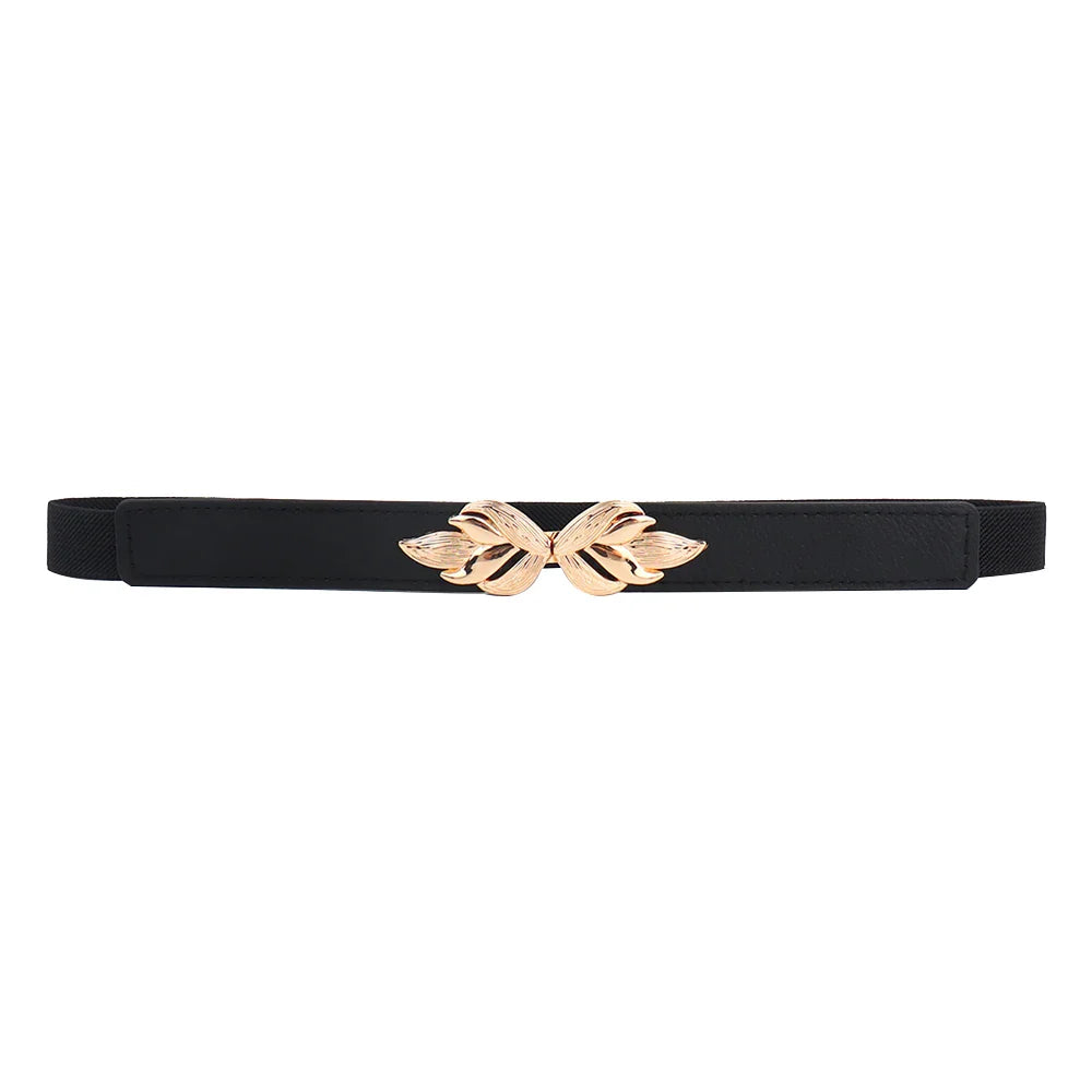 Women's Genuine Leather Belt with Elastic - Amour