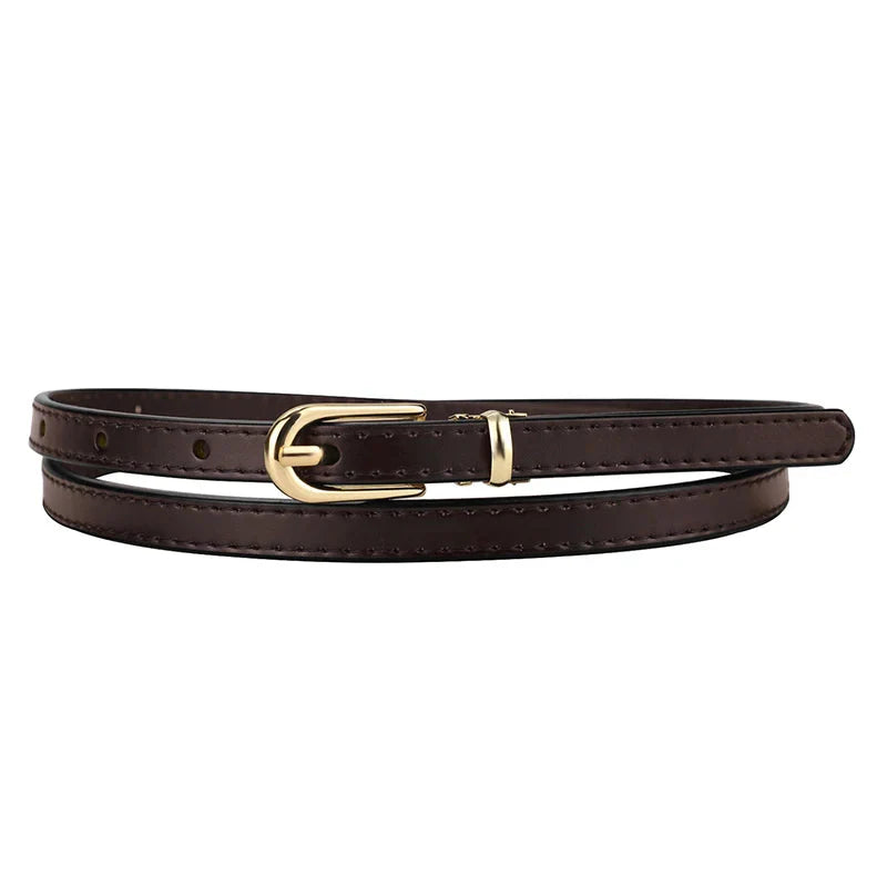 Women's Genuine Leather Belt - Élégance