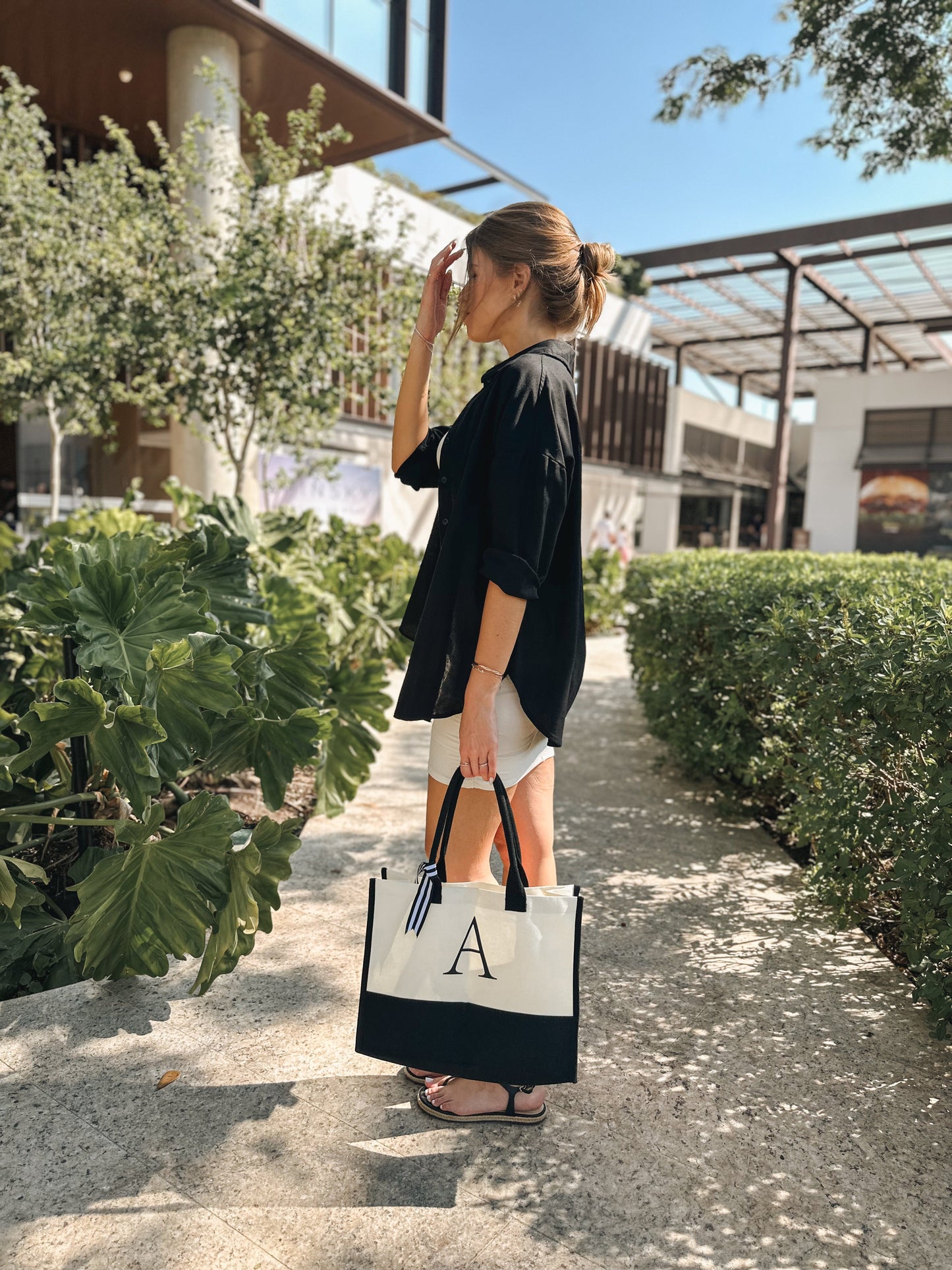 Personalised Initial Canvas Bag