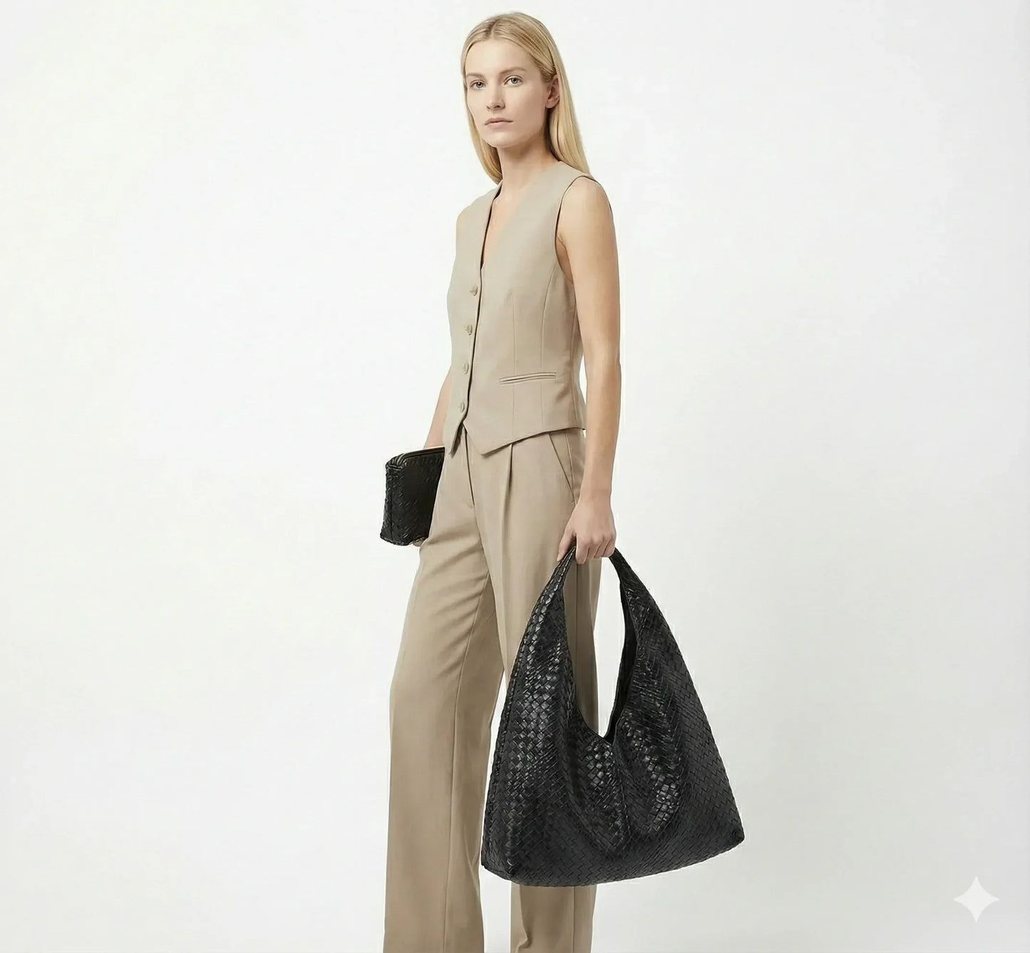 Bag and Wallet in Leather - Noelle