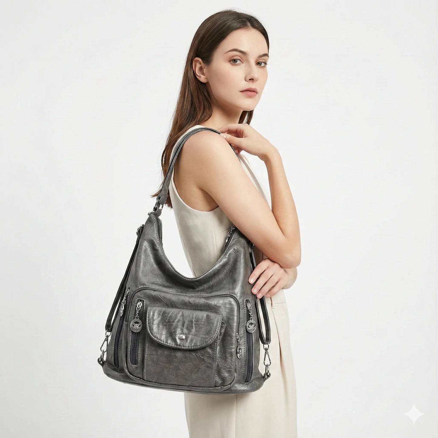 Women's Leather Bag - Lim