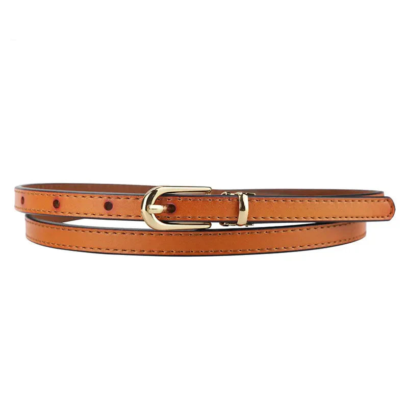 Women's Genuine Leather Belt - Élégance