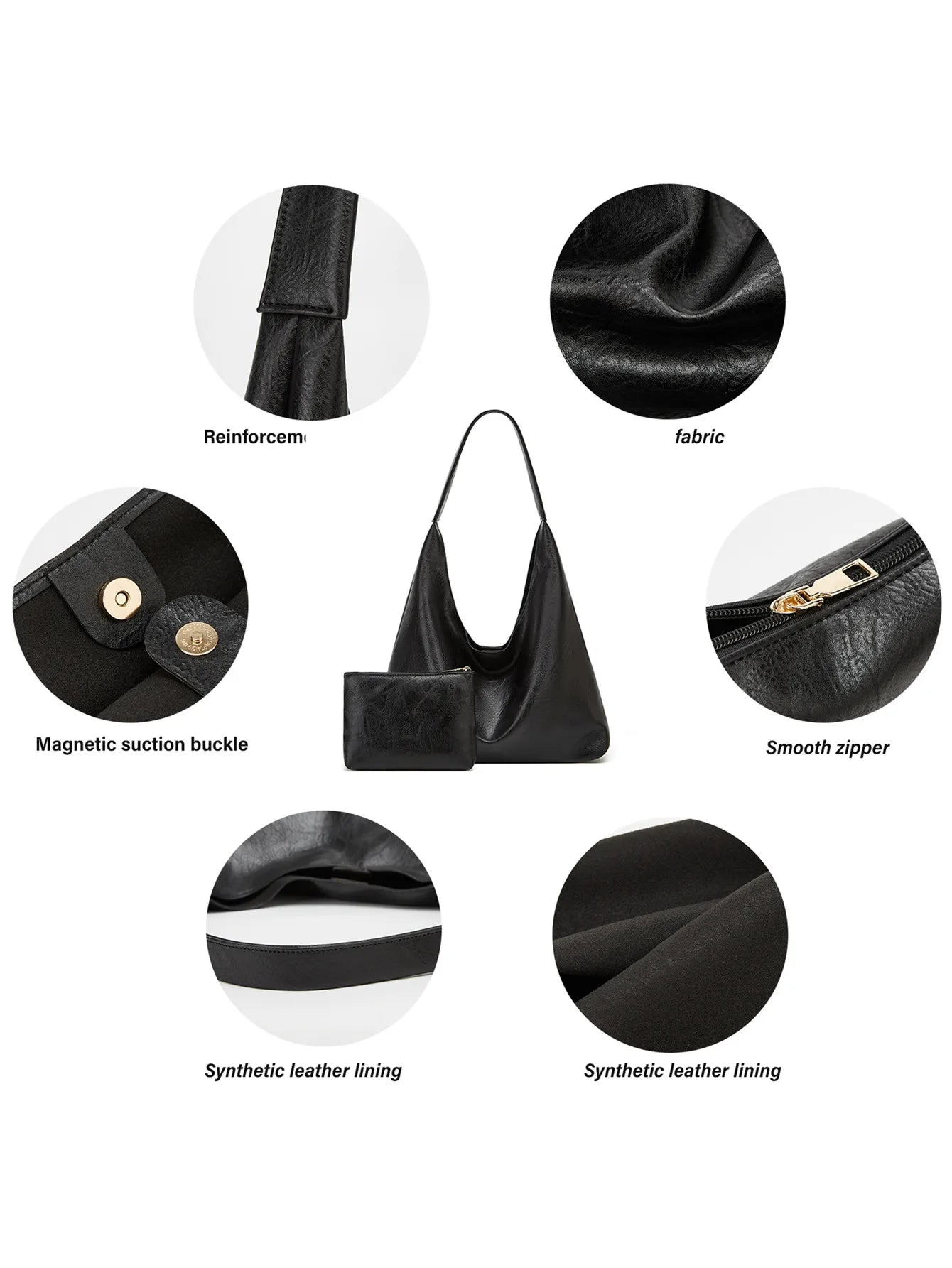 Leather Messenger Bag + Leather Wallet - Manz