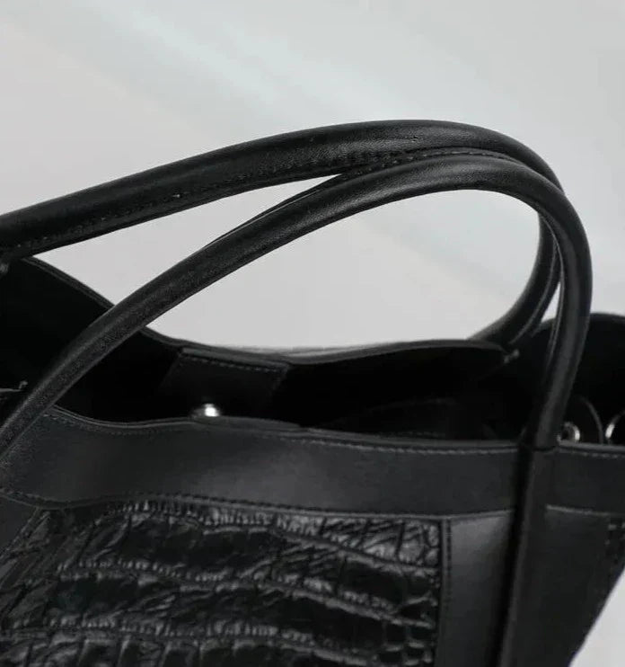 Chloe Croco Medium Leather Bag