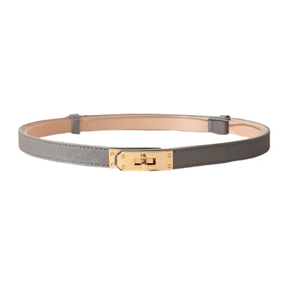 Women's Genuine Leather Clasp Belt - Délise