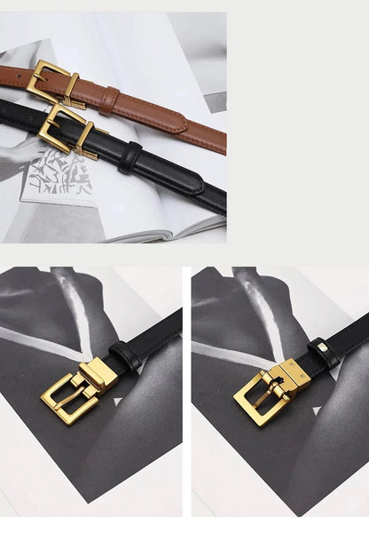 Women's Genuine Leather Belt - Velvet