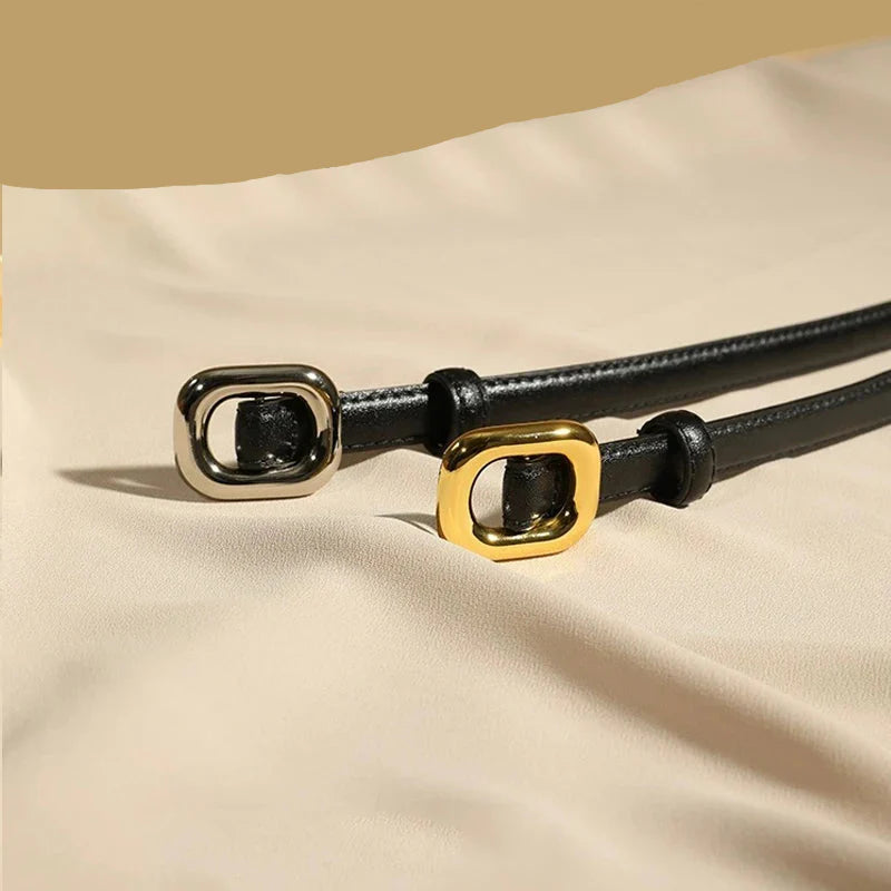 Women's Genuine Leather Belt - Perla