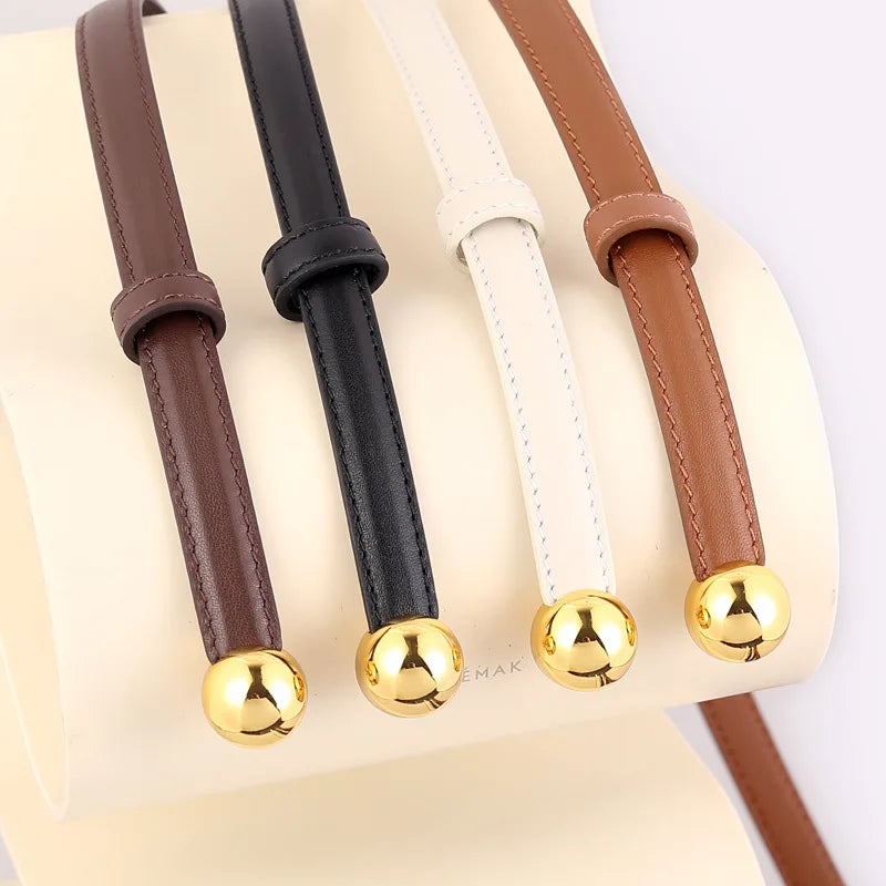 Women's Genuine Leather Belt - Esfera