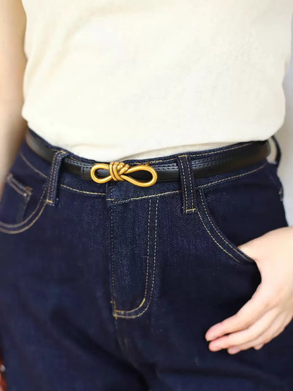 Women's Genuine Leather Belt - Eterna