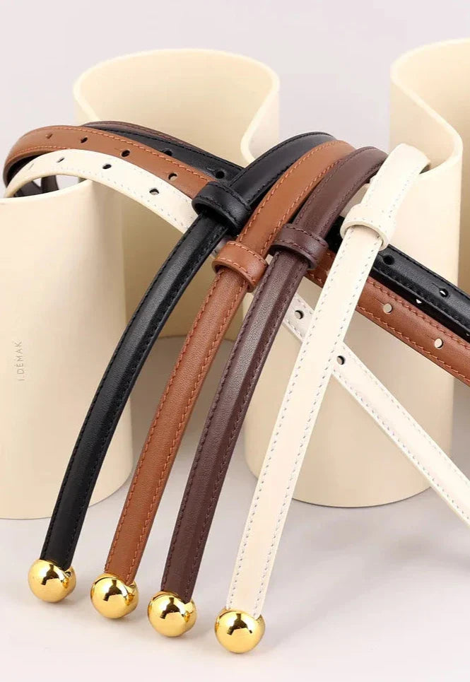 Women's Genuine Leather Belt - Esfera