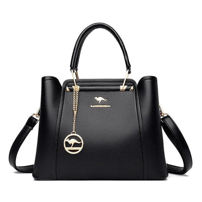 Luxurious Leather Crossbody Bag - Style Couer